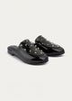 Estrella Mules | Glossy Black