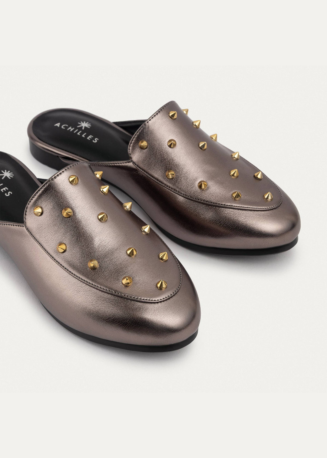 Estrella Mules | Bronze Grey