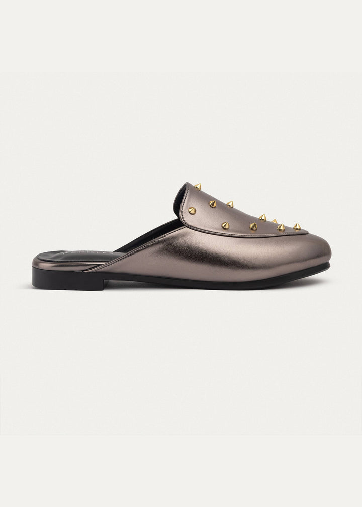 Estrella Mules | Bronze Grey