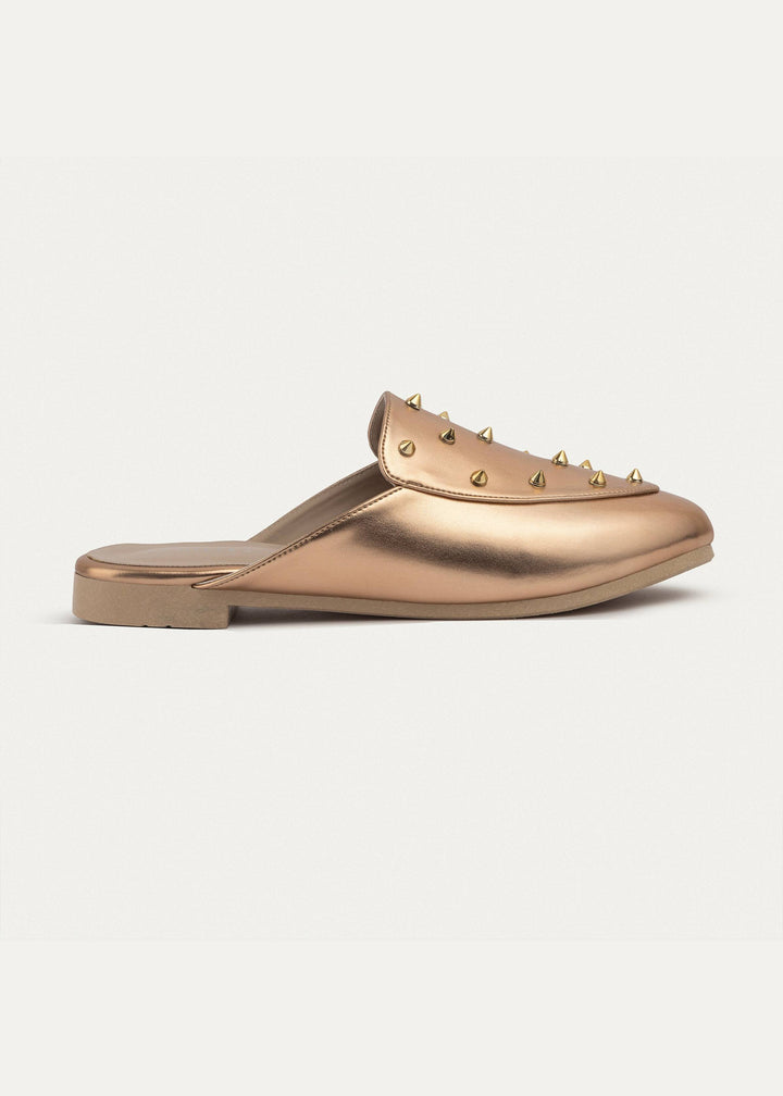 Estrella Mules | Rose Gold