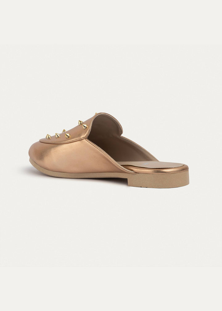 Estrella Mules | Rose Gold