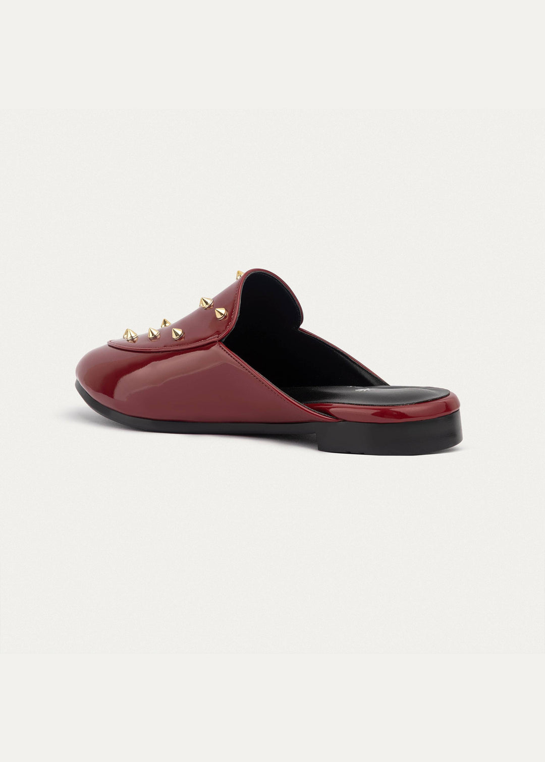 Achilles | Estrella Mules - Crimson Red
