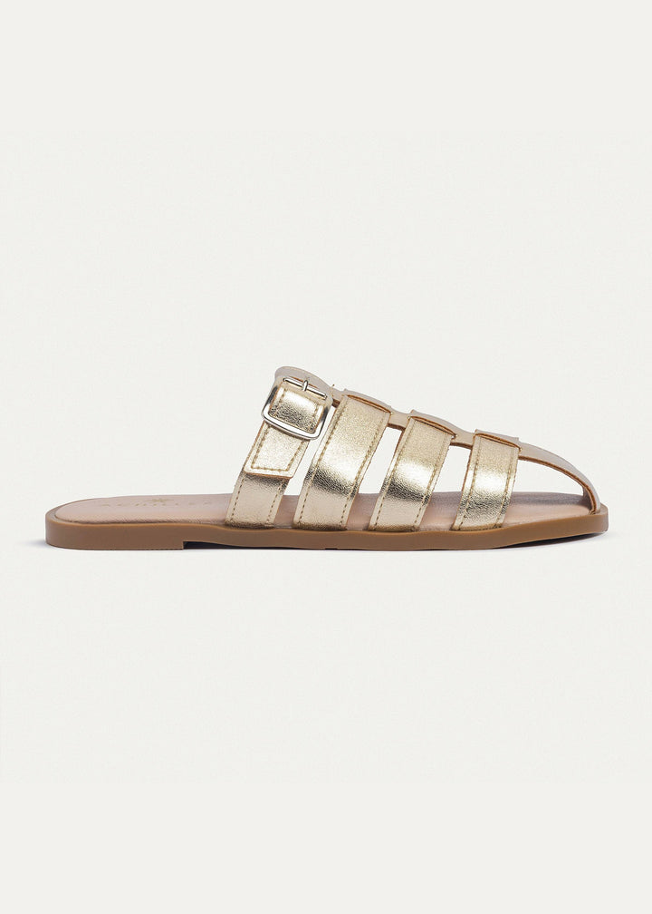 Women Coastal Slides | Gold