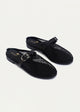 Milan Mesh Mary Jane Mules | Black