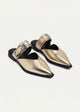 Celeste buckle Mules | Gold