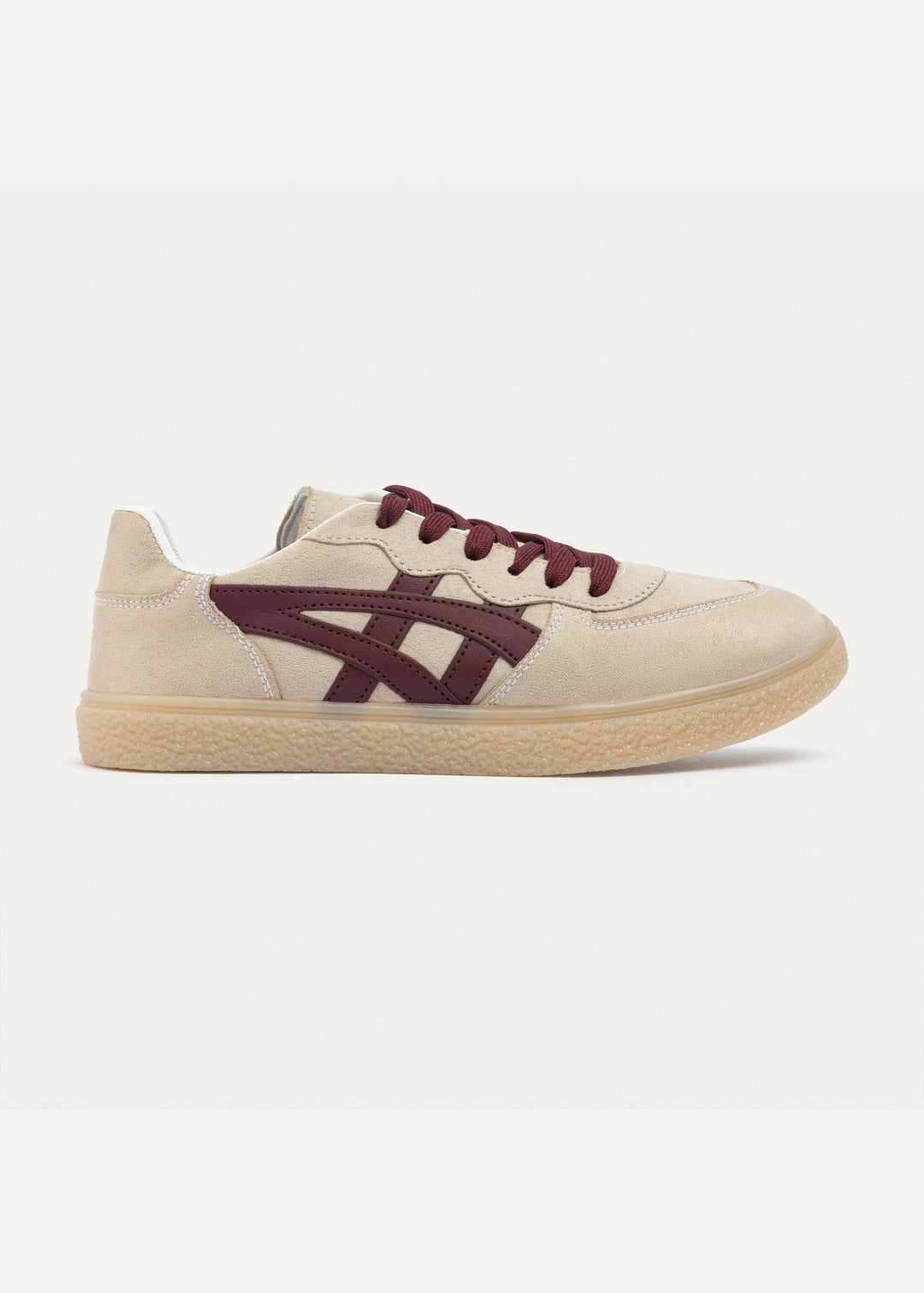 Achilles| G-Sneakers Chic Motion - Beige & Burgundy