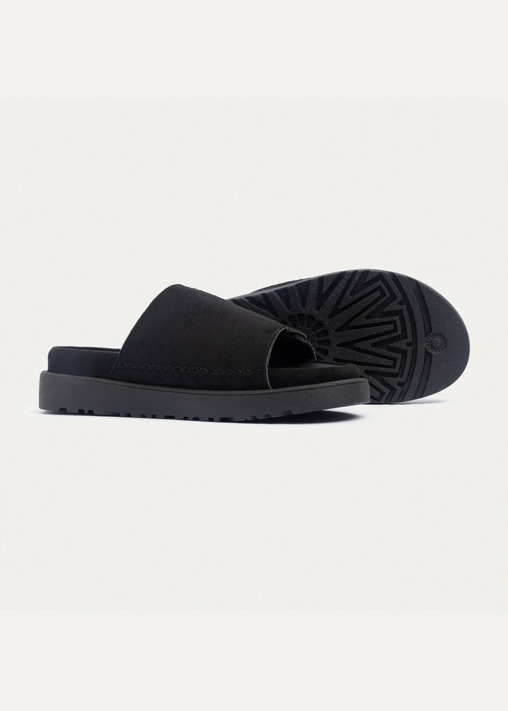 Achilles | CloudStep Stitch Slides - Black