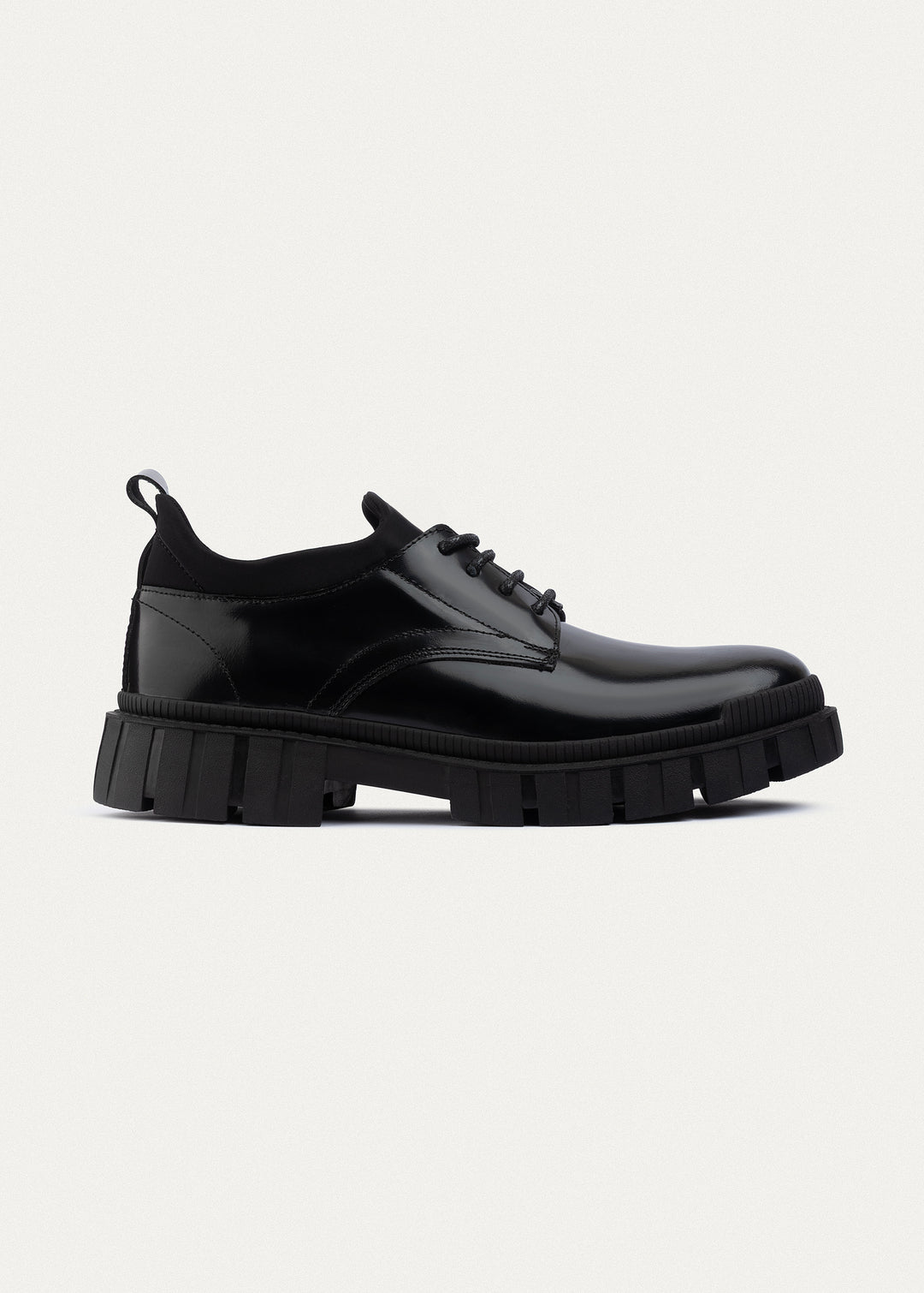Urban Chunk Lace Shoes Patent Leather | Black