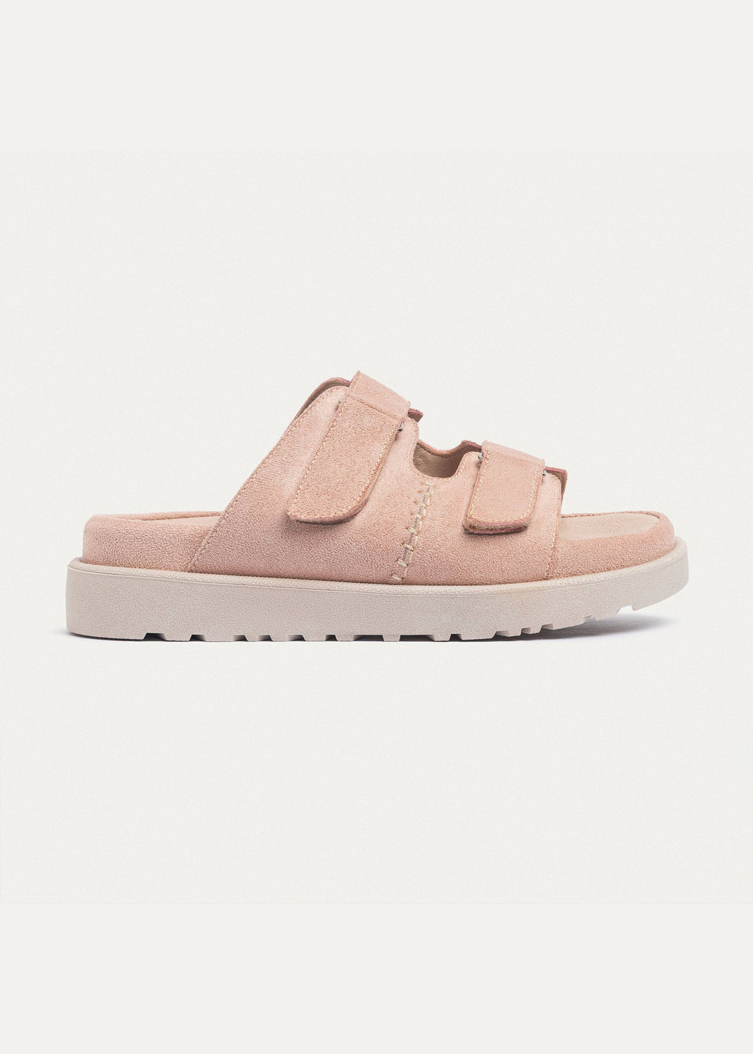 Achilles | CloudStep Double Hook & Loop Slides - Light pink