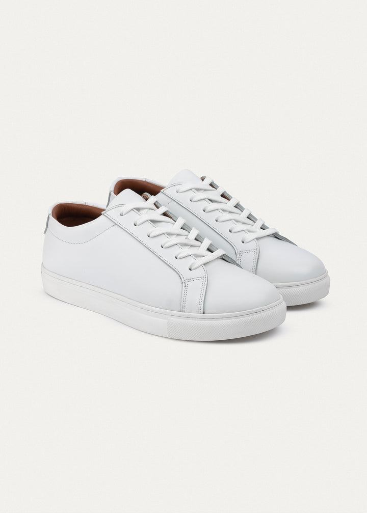 Viale Comfort Lace-Up Men Sneakers |  White
