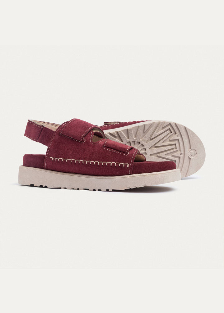 Achilles | Serano CloudStep Double Hook Sandals - Maroon