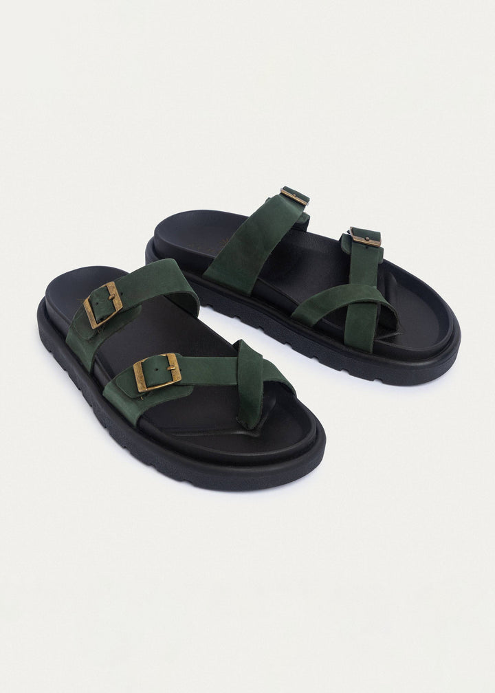 Achilles| Urban Nomad Sandals - Olive