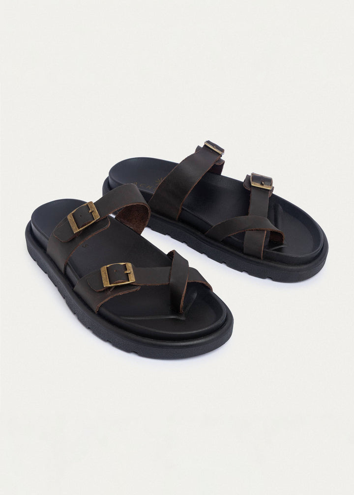 Achilles| Urban Nomad Sandals - Brown