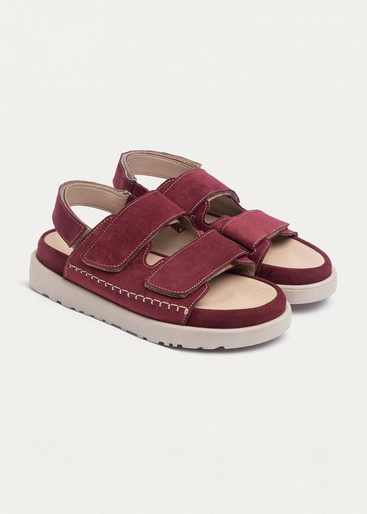Achilles | Serano CloudStep Double Hook Sandals - Maroon