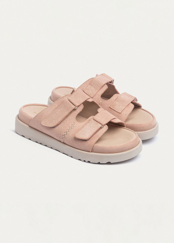 CloudStep Double Hook & Loop Slides | Light pink