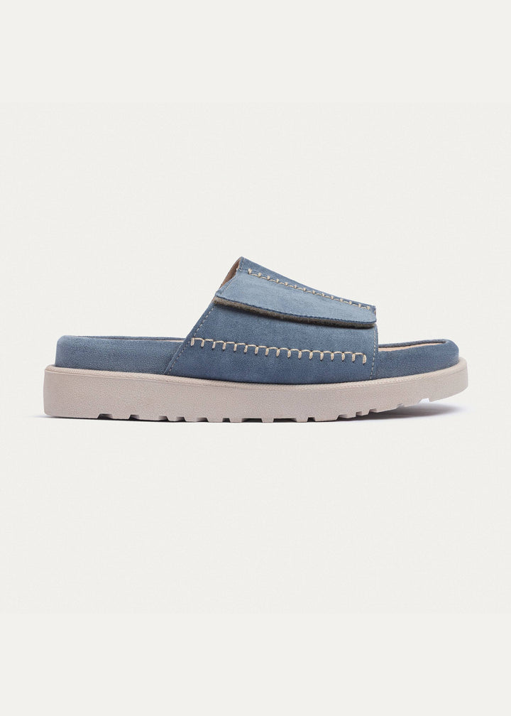 Achilles | CloudStep Stitch Slides - Chambray Blue