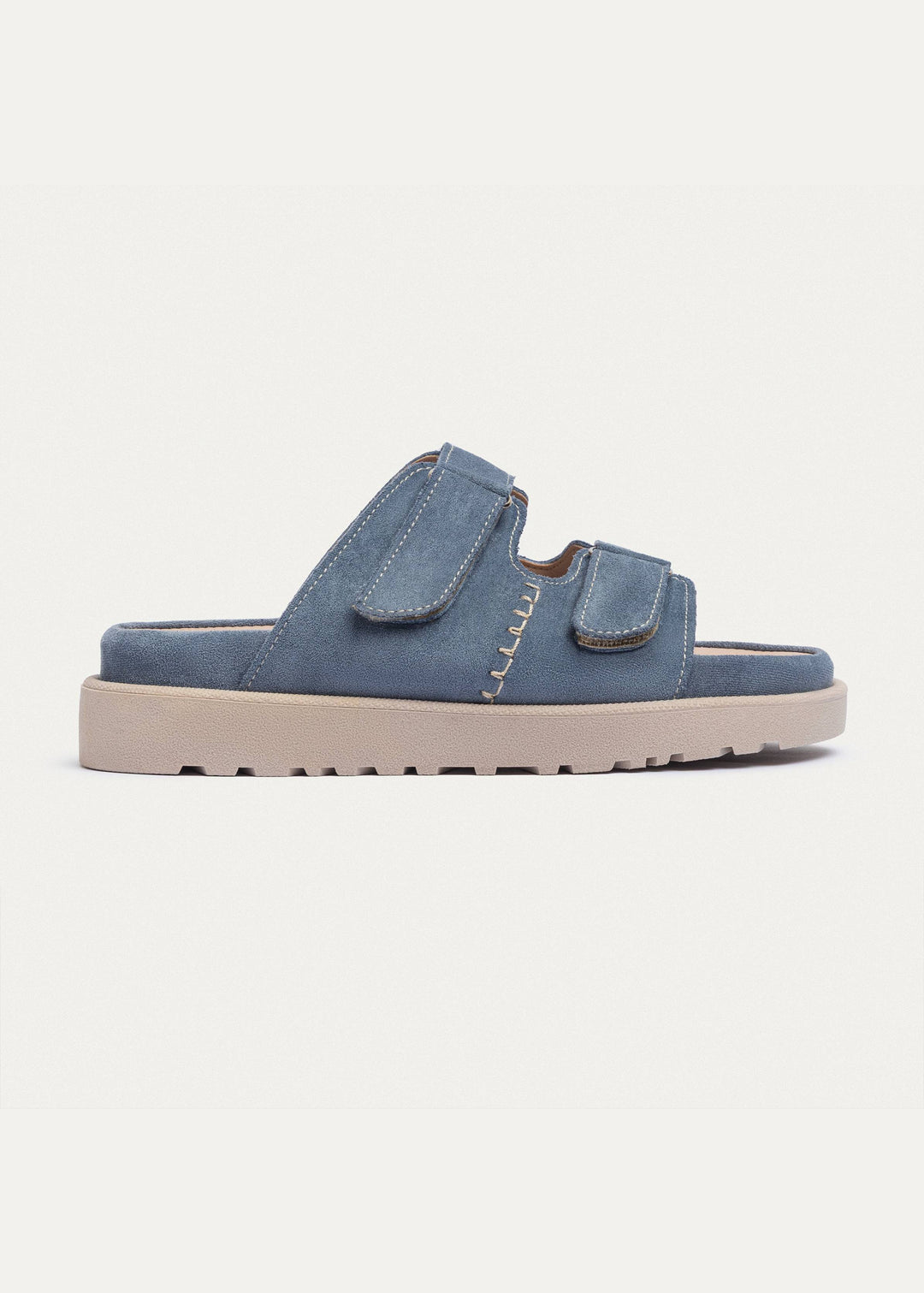 Achilles | CloudStep Double Hook & Loop Slides -  Chambray Blue