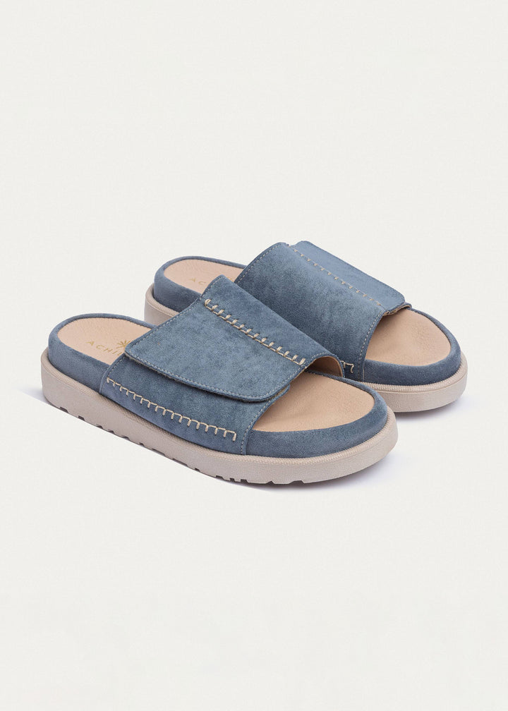 Achilles | CloudStep Stitch Slides - Chambray Blue