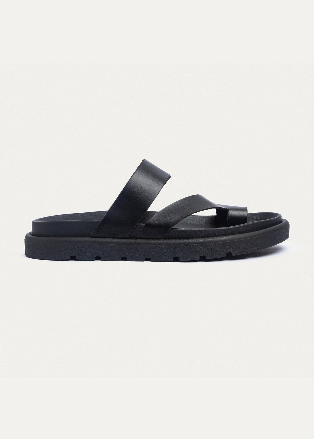 Achilles | Atlas Classic Double Strap Slides - Black