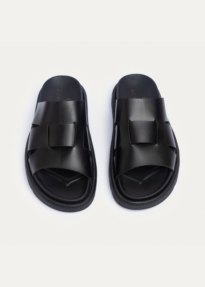 The Terra Weave Slide | Black