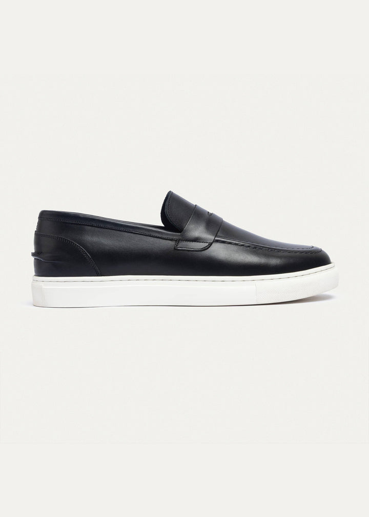 Achilles | The Urban Luxe Slip-On Loafers - Black