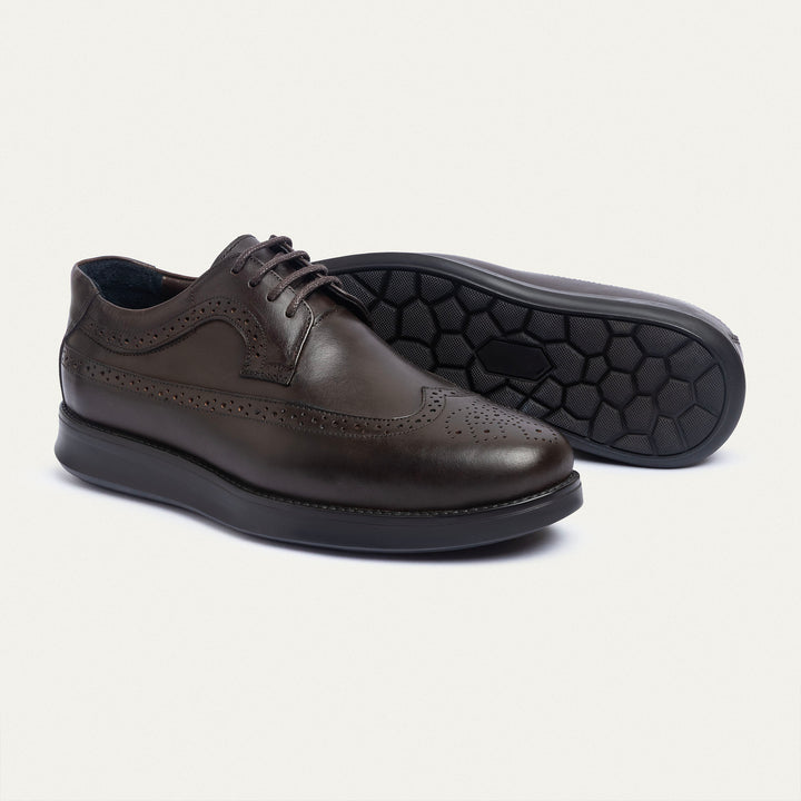 Hermes Wingtip Oxford | Brown