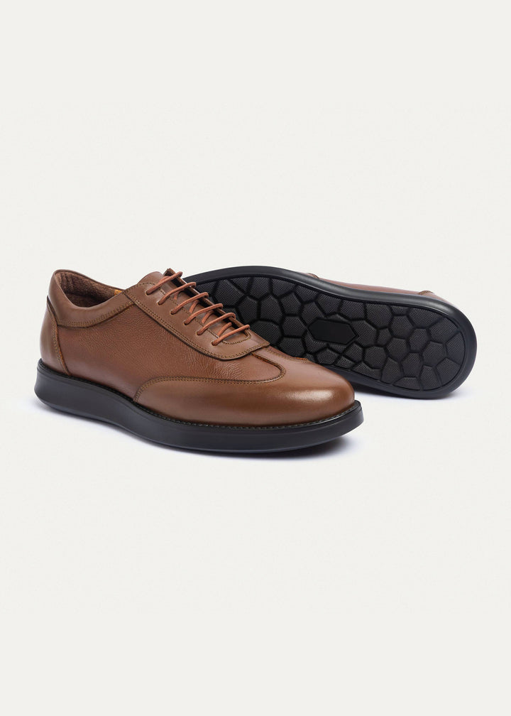 Achilles | Apollo Classic Derby â€“  Tan Brown