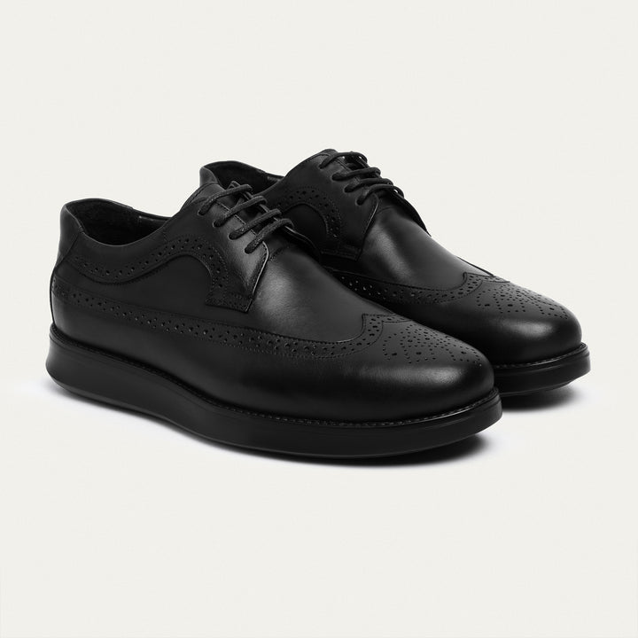 Hermes Wingtip Oxford | Black