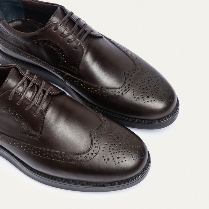 Hermes Wingtip Oxford | Brown