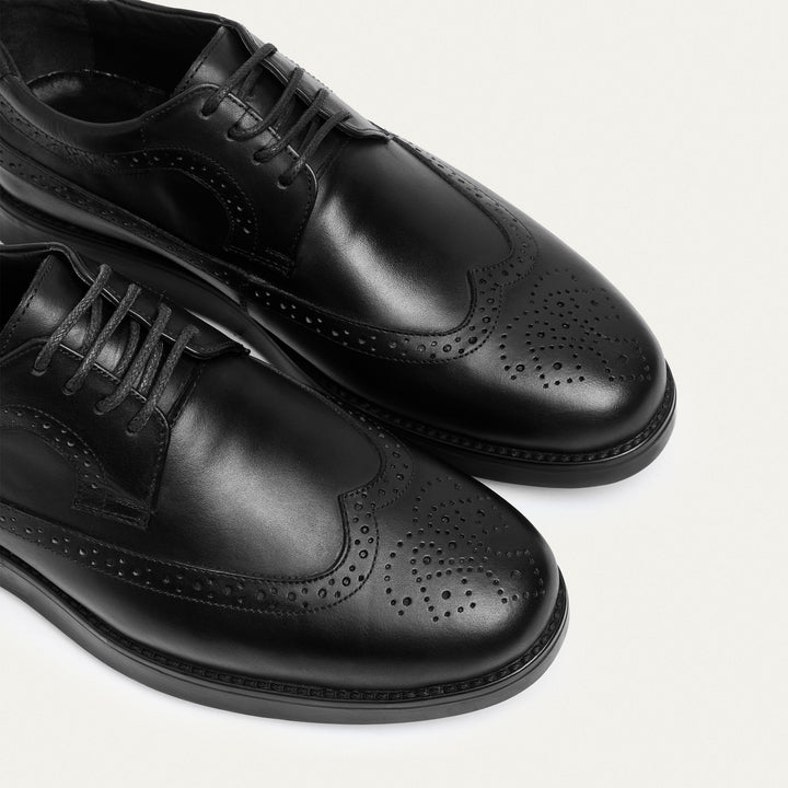Hermes Wingtip Oxford | Black