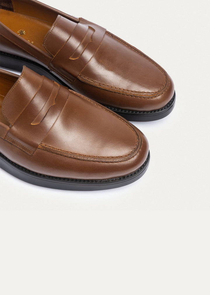 Penny Loafer “ Tan Brown