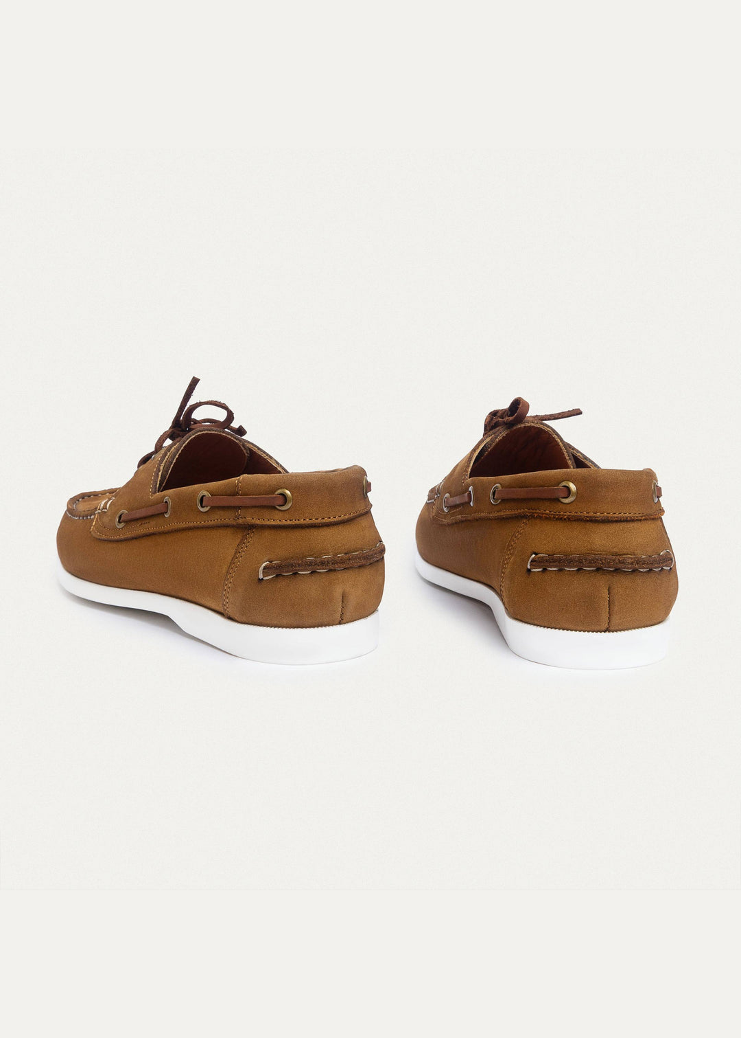 Achilles | Harbor Men’s Leather Boat Shoes - Café