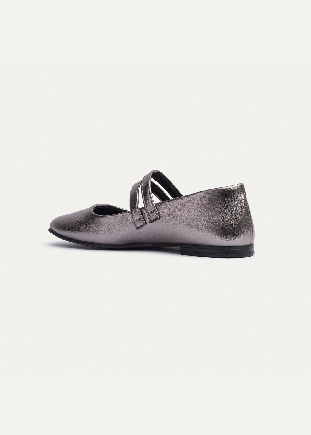 Achilles | Milan Double Strap Mary Jane Flats - Bronze Gray