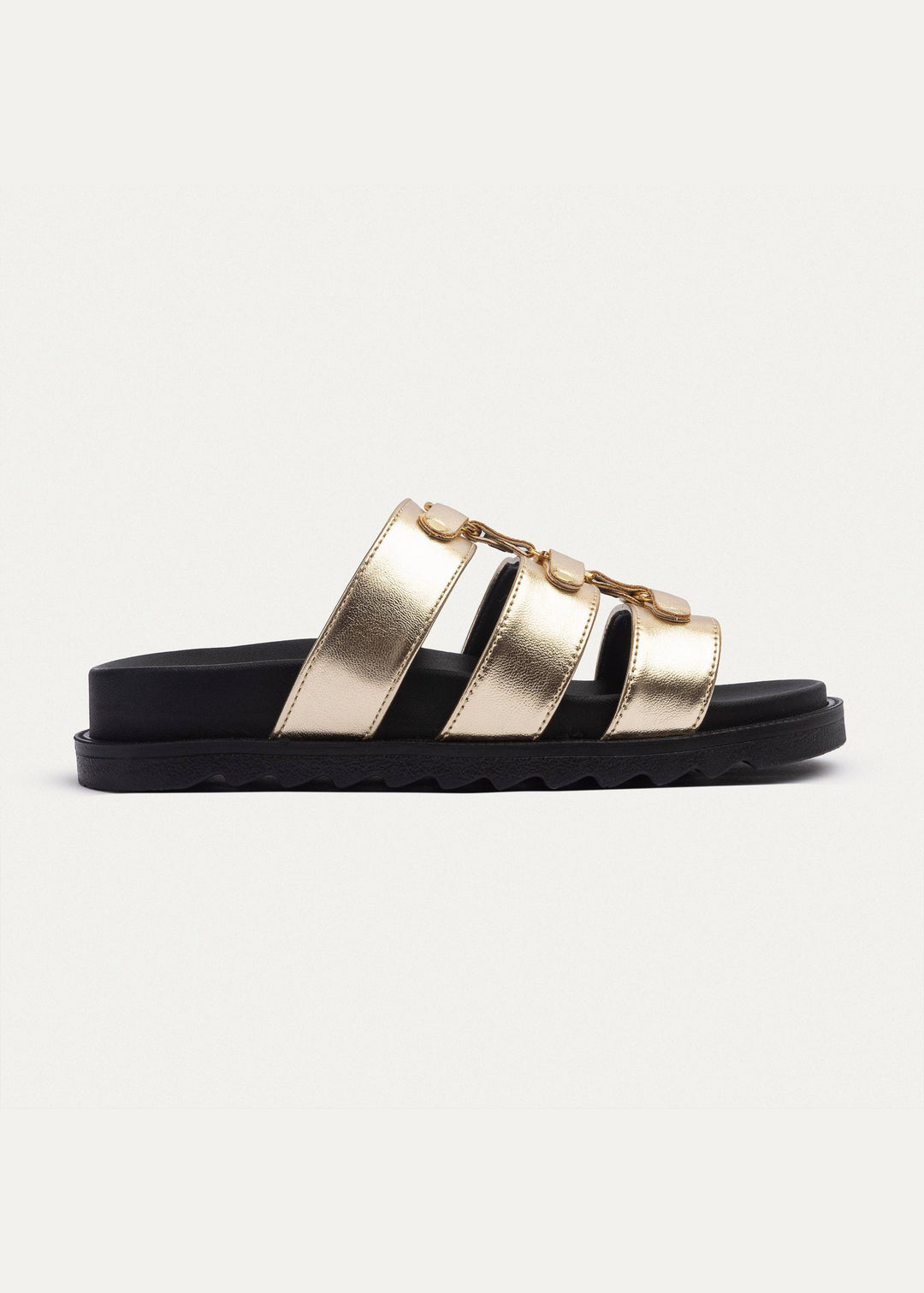 Achilles | Athena Buckle Slides - Gold