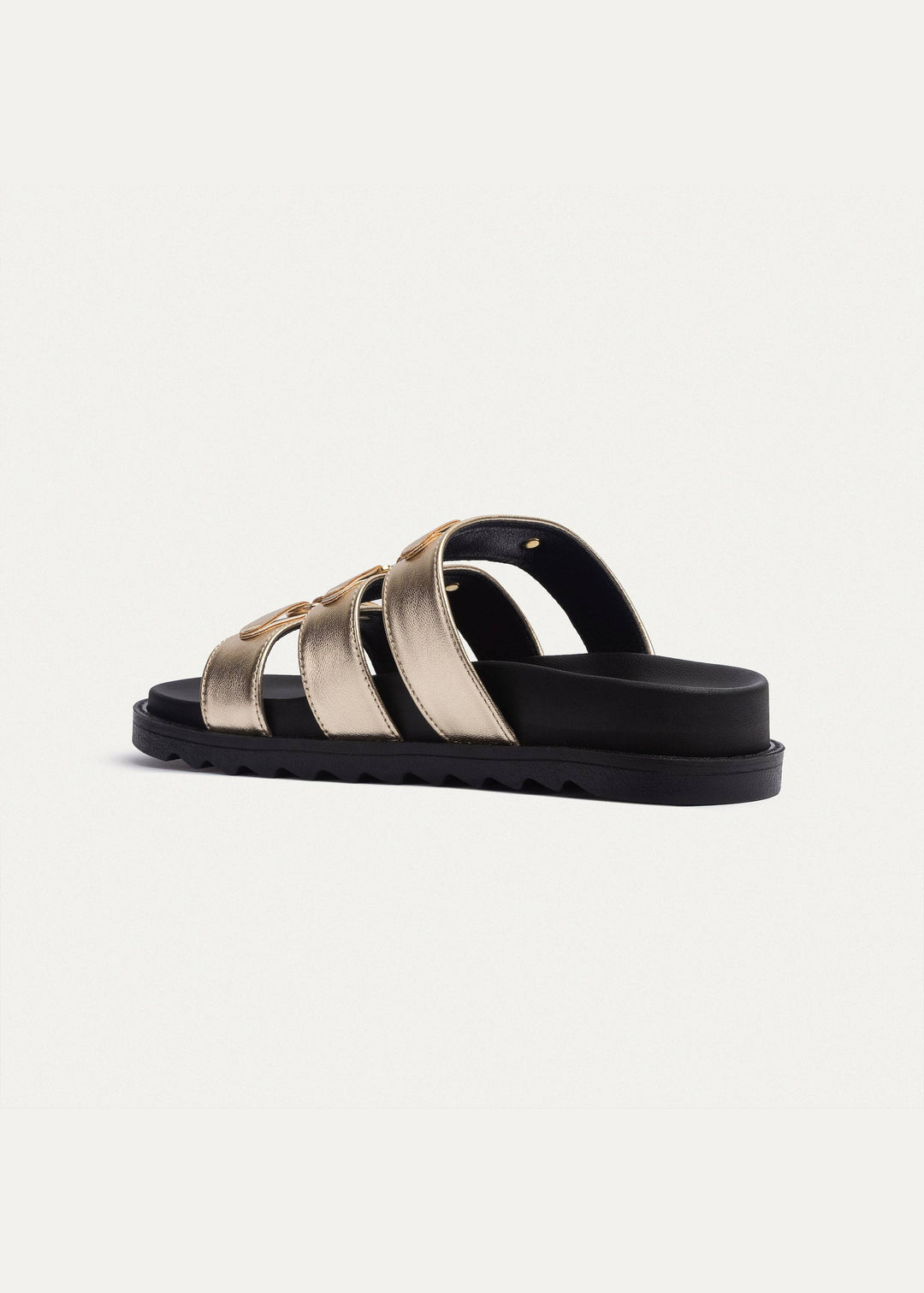 Achilles | Athena Buckle Slides - Gold