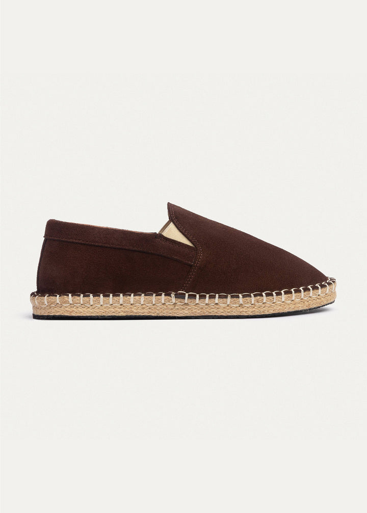Achilles | Men's Espadrille Suede Edition - Brown