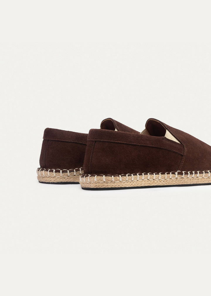 Achilles | Men's Espadrille Suede Edition - Brown