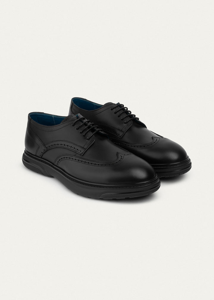 Heritage Brogue Shoes | Black