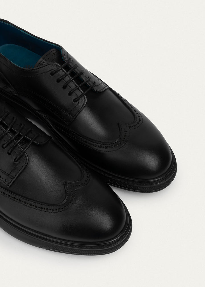 Heritage Brogue Shoes | Black