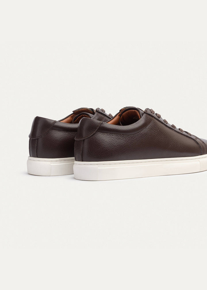 Viale Comfort Lace-Up Men Sneakers | Textured Brown