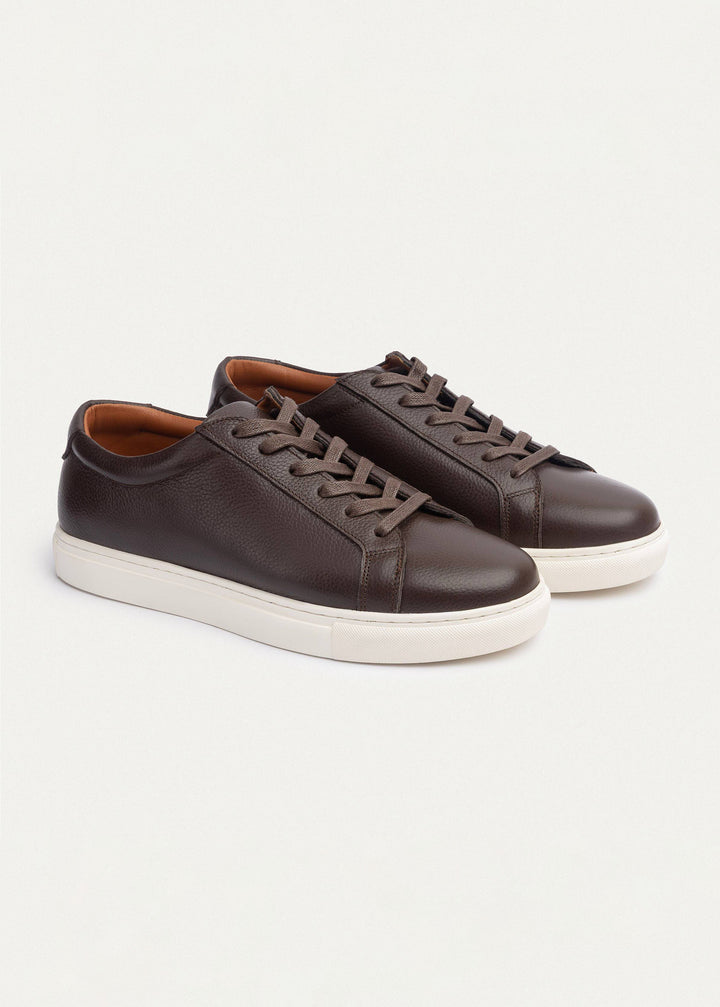 Viale Comfort Lace-Up Men Sneakers | Textured Brown