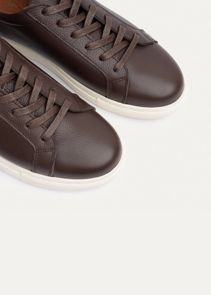 Viale Comfort Lace-Up Men Sneakers | Textured Brown