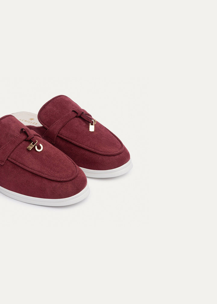 The Riviera Mules | Burgundy