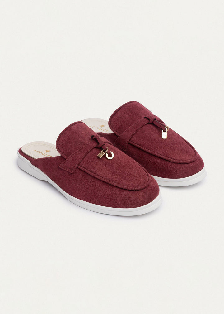 The Riviera Mules | Burgundy