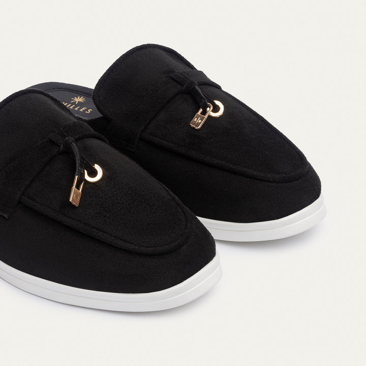 Achilles | The Riviera Mules - Black