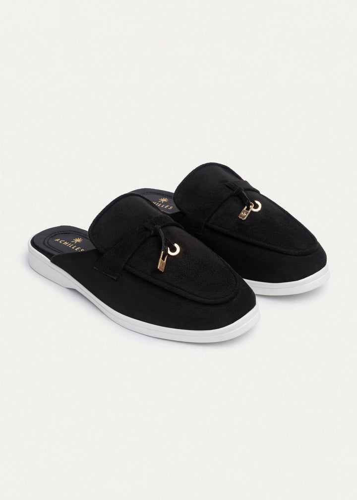 Achilles | The Riviera Mules - Black