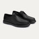 Contour Comfort Moc-Toe Lace-Up Shoe | Leather Black
