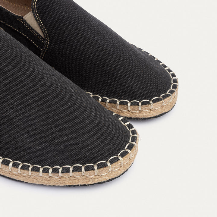 Achilles | Men's Espadrille Canvas Edition - Black