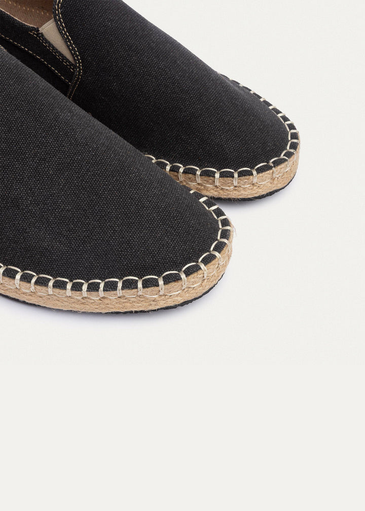 Achilles | Men's Espadrille Canvas Edition - Black