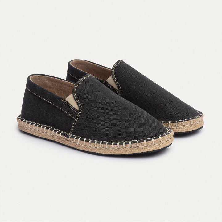 Achilles | Men's Espadrille Canvas Edition - Black